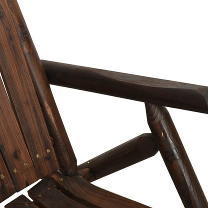 vidaXL Fauteuil à bascule de jardin 69x96x101 cm Bois de sapin massif
