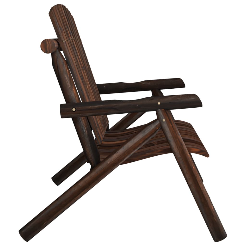 vidaXL Banc de jardin 2 places 119x85x98 cm Bois massif d'épicéa