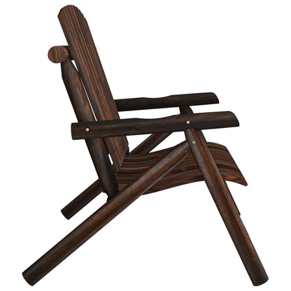 vidaXL Banc de jardin 2 places 119x85x98 cm Bois massif d'épicéa