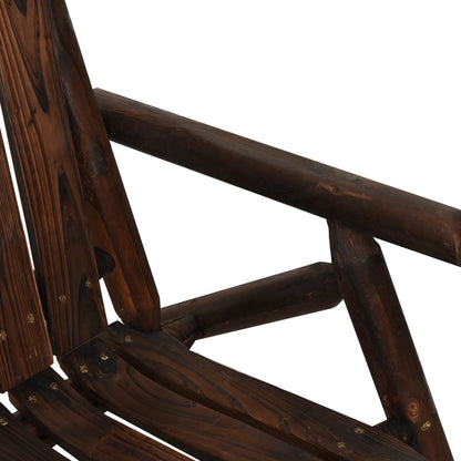 vidaXL Banc de jardin 2 places 119x85x98 cm Bois massif d'épicéa