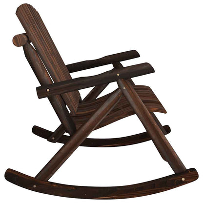 vidaXL Banc de jardin balançoire 2 places 123x96x102 cm Bois de sapin massif