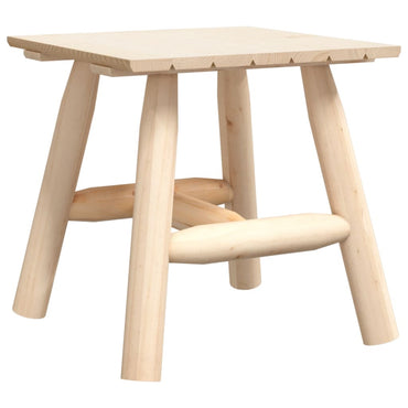 vidaXL Table d'appoint 49x49x50 cm Bois de sapin massif
