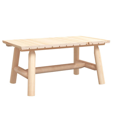 vidaXL Table basse 90x50x41 cm en bois de sapin massif