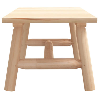 vidaXL Table basse 90x50x41 cm en bois de sapin massif