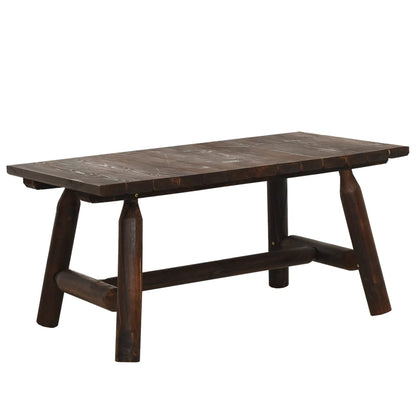 vidaXL Table basse 90x50x41 cm en bois de sapin massif