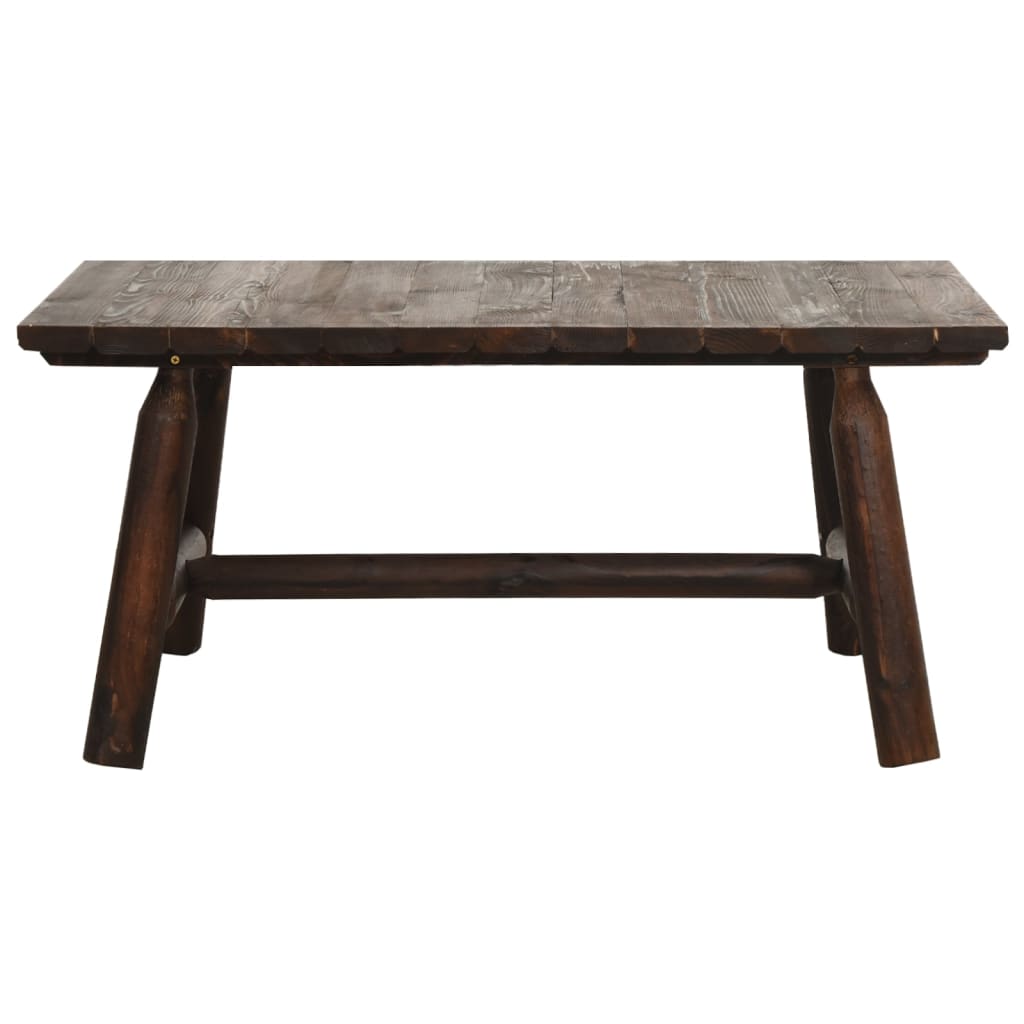 vidaXL Table basse 90x50x41 cm en bois de sapin massif