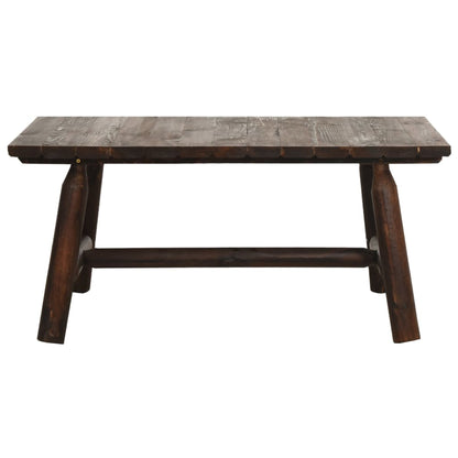 vidaXL Table basse 90x50x41 cm en bois de sapin massif