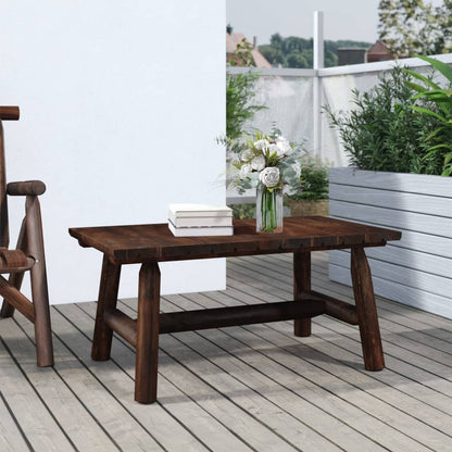vidaXL Table basse 90x50x41 cm en bois de sapin massif