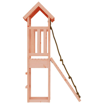 vidaXL Spielturm mit Kletterwand Massivholz Douglasie