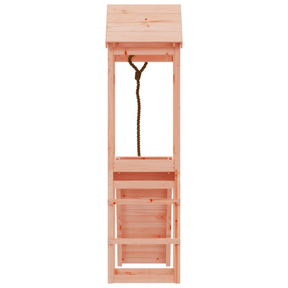 vidaXL Spielturm mit Kletterwand Massivholz Douglasie