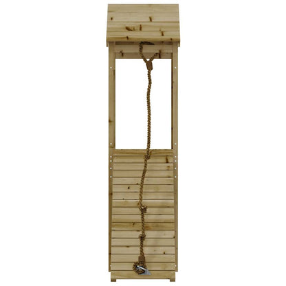 vidaXL Spielturm mit Kletterwand Imprägniertes Kiefernholz