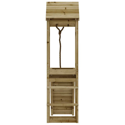 vidaXL Spielturm mit Kletterwand Imprägniertes Kiefernholz