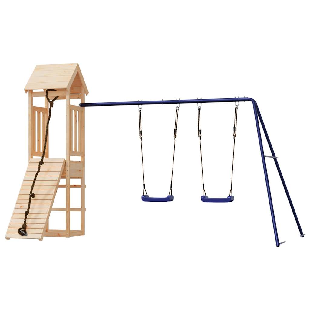 vidaXL Spielturm Massivholz Kiefer
