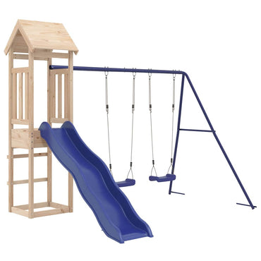 vidaXL Spielturm Massivholz Kiefer