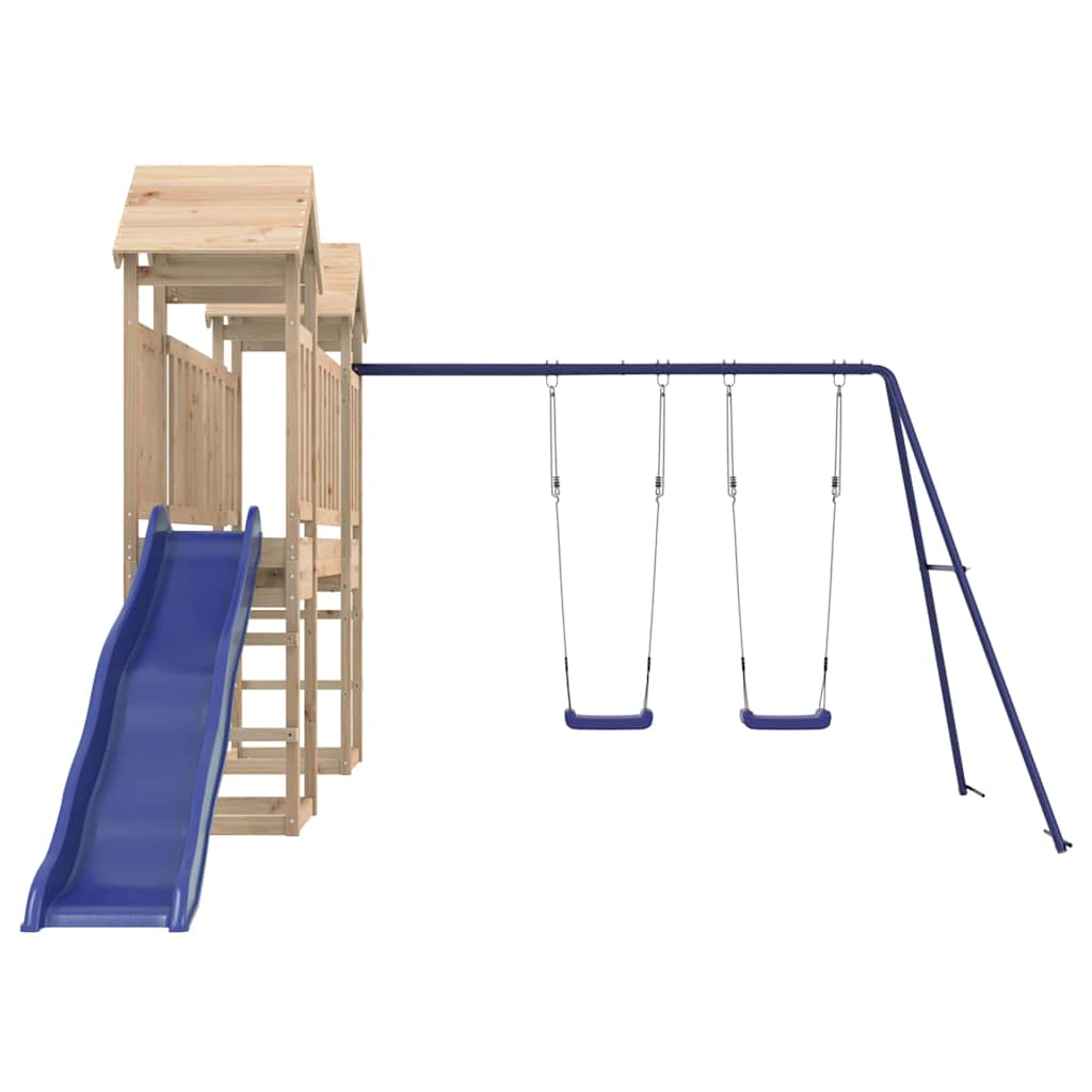 vidaXL Spielturm Massivholz Kiefer