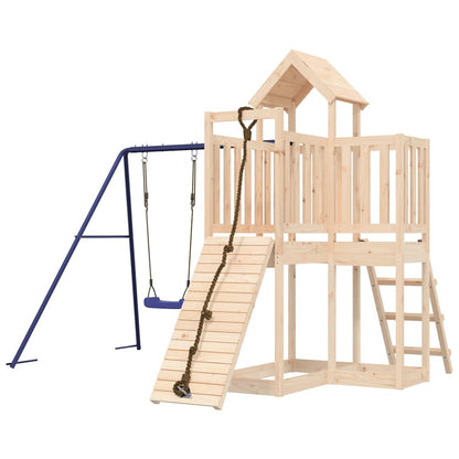 vidaXL Spielturm Massivholz Kiefer