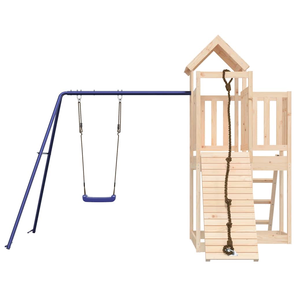 vidaXL Spielturm Massivholz Kiefer