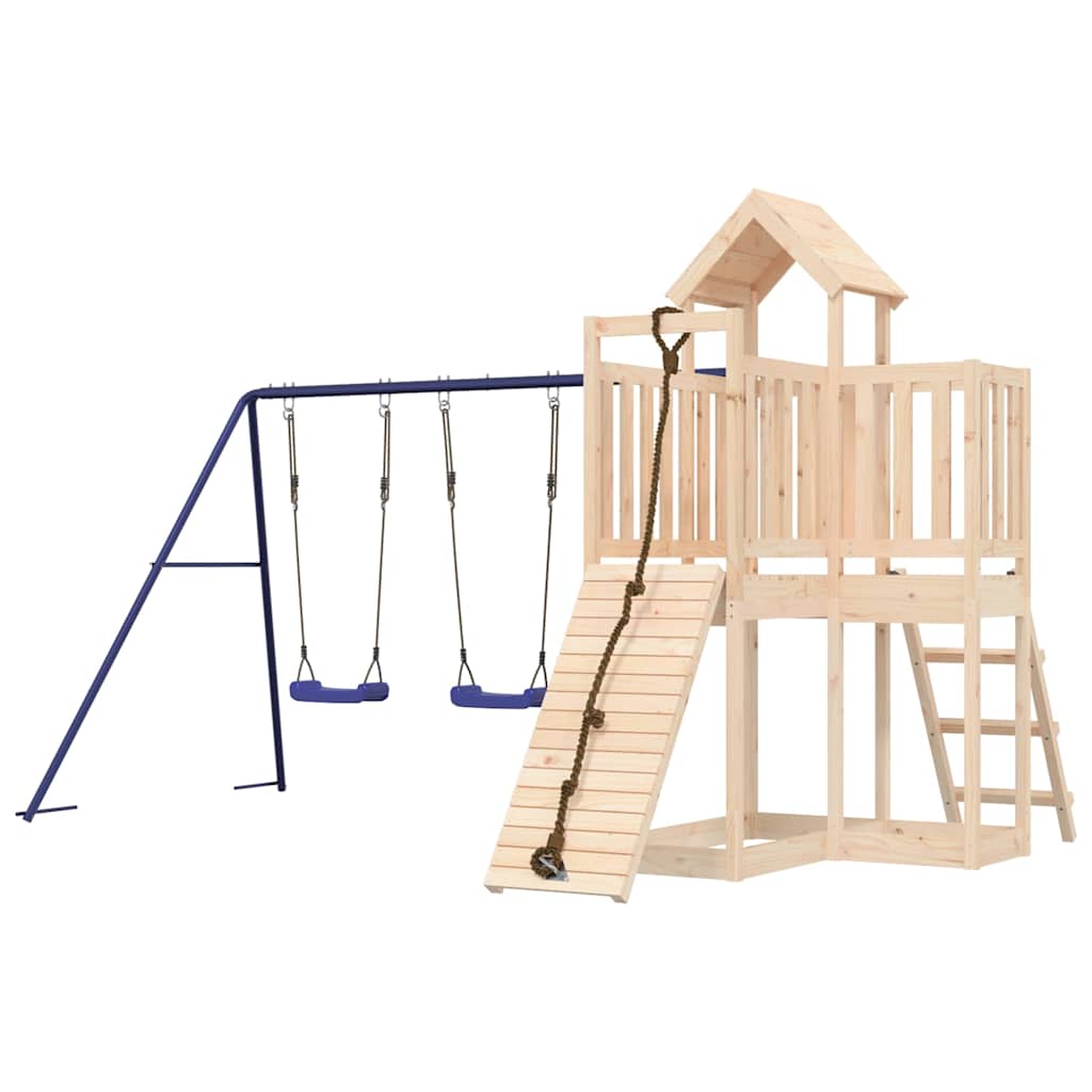 vidaXL Spielturm Massivholz Kiefer
