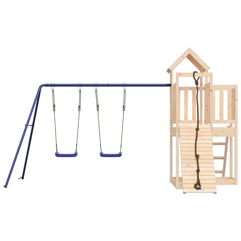 vidaXL Spielturm Massivholz Kiefer
