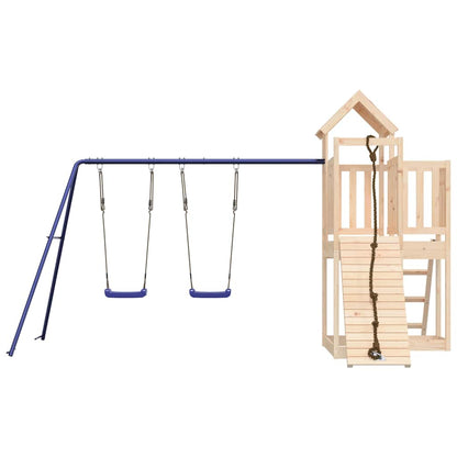 vidaXL Spielturm Massivholz Kiefer