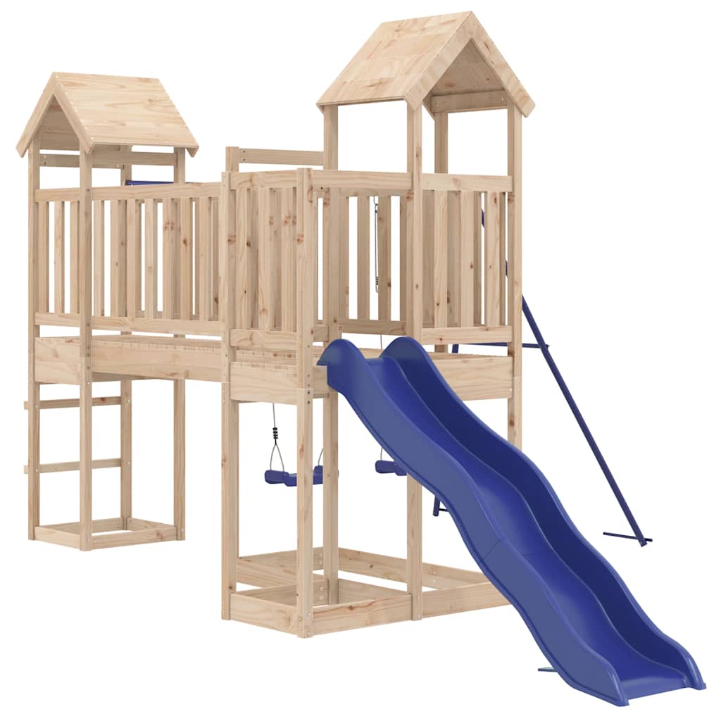 vidaXL Spielturm Massivholz Kiefer