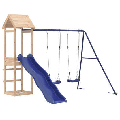 vidaXL Spielturm Massivholz Kiefer