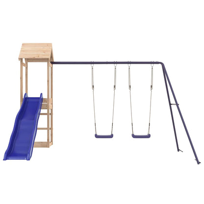 vidaXL Spielturm Massivholz Kiefer