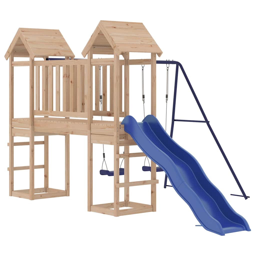 vidaXL Spielturm Massivholz Kiefer