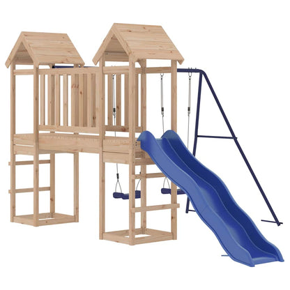 vidaXL Spielturm Massivholz Kiefer