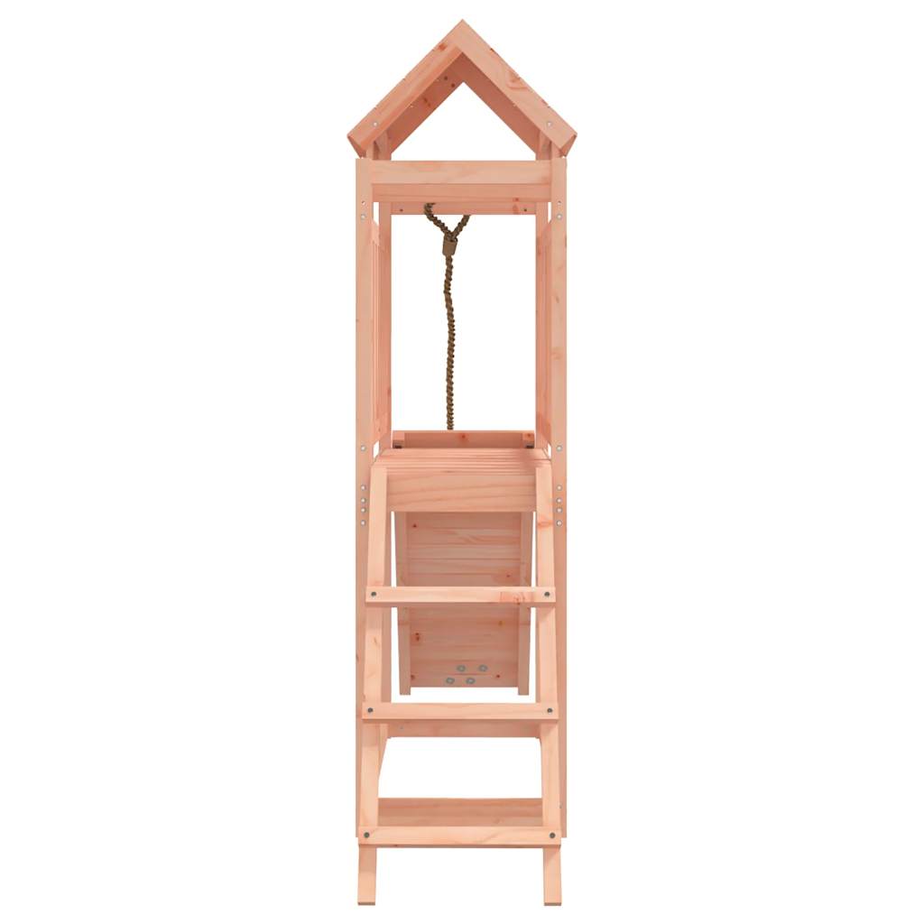 vidaXL Spielturm mit Kletterwand Massivholz Douglasie
