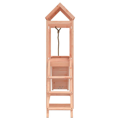 vidaXL Spielturm mit Kletterwand Massivholz Douglasie