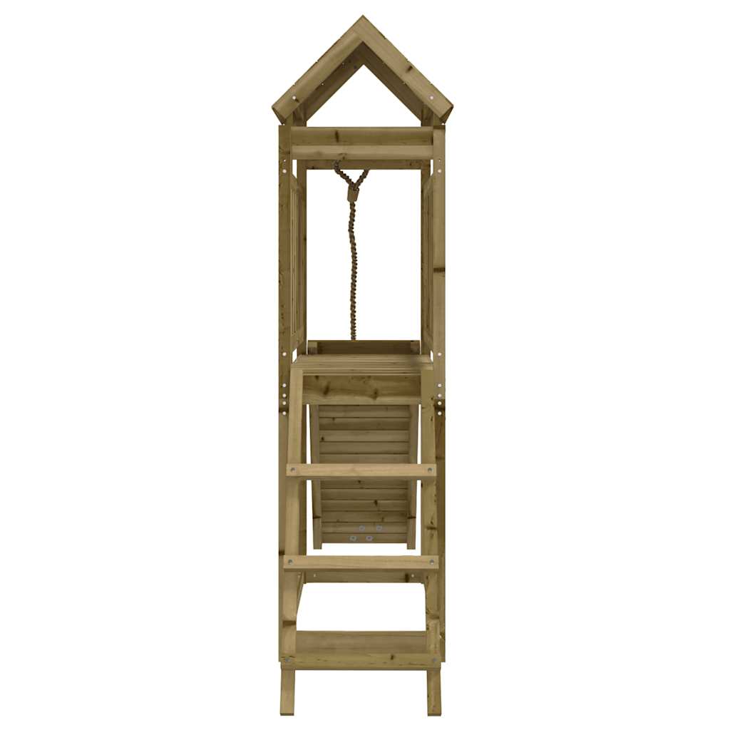 vidaXL Spielturm mit Kletterwand Imprägniertes Kiefernholz