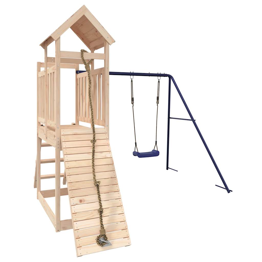 vidaXL Spielturm Massivholz Kiefer