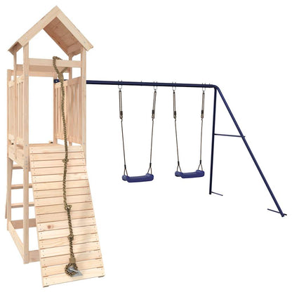 vidaXL Spielturm Massivholz Kiefer