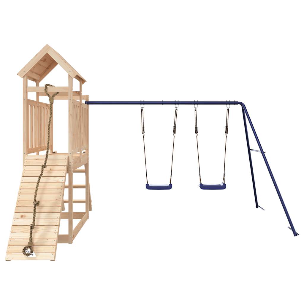vidaXL Spielturm Massivholz Kiefer