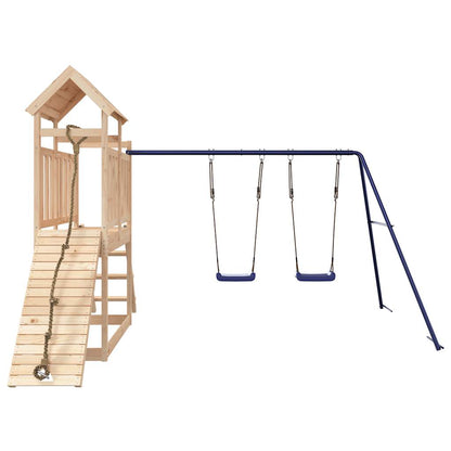vidaXL Spielturm Massivholz Kiefer