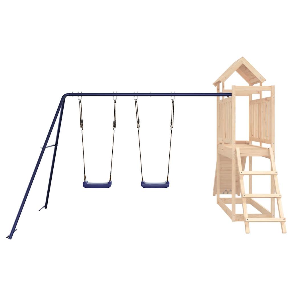 vidaXL Spielturm Massivholz Kiefer