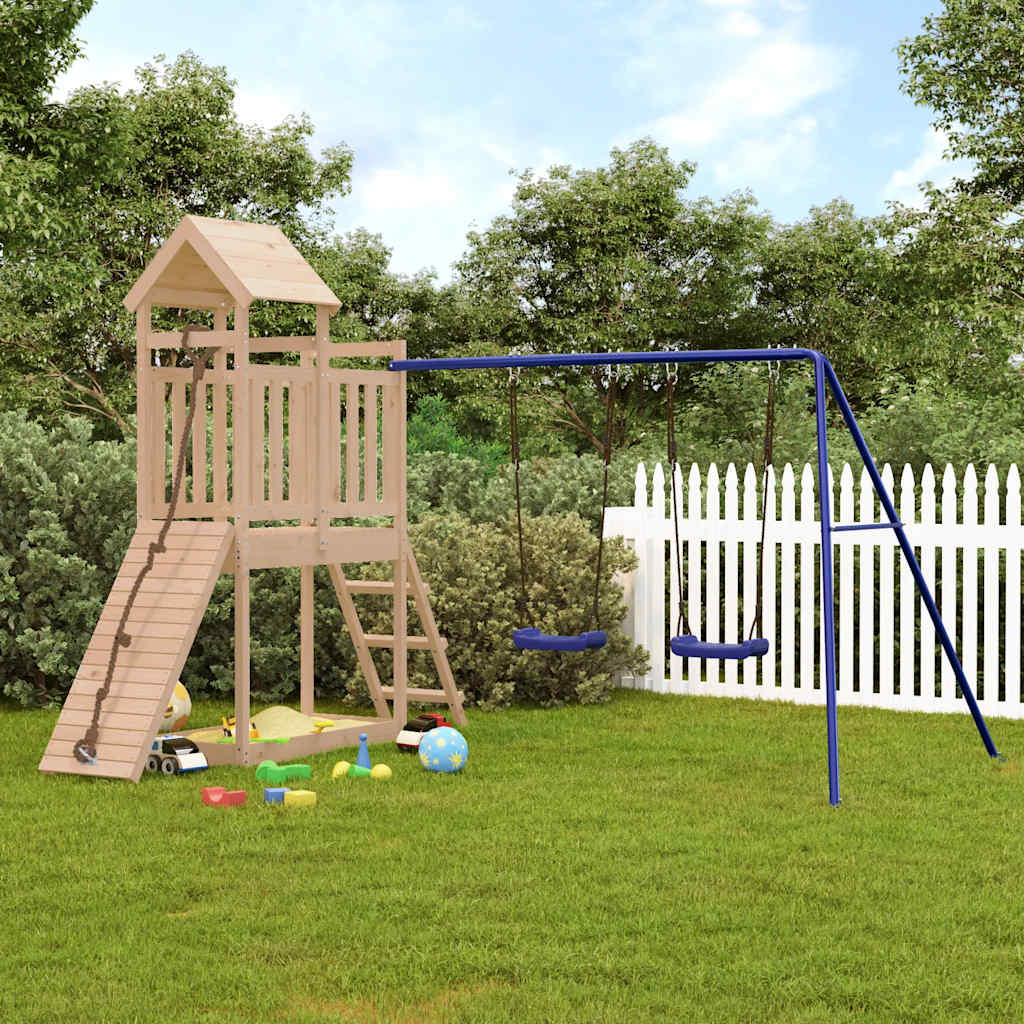 vidaXL Spielturm Massivholz Kiefer