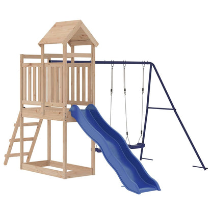 vidaXL Spielturm Massivholz Kiefer