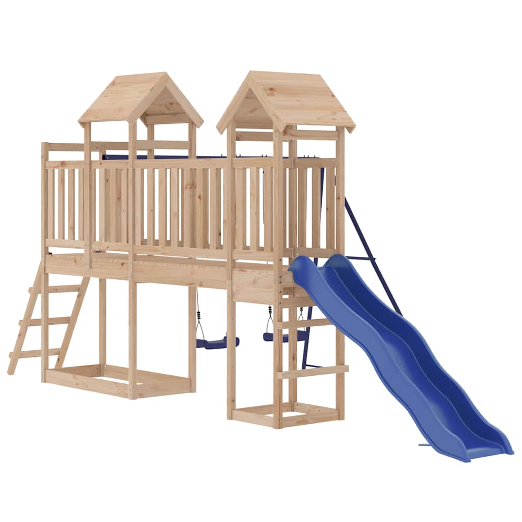 vidaXL Spielturm Massivholz Kiefer