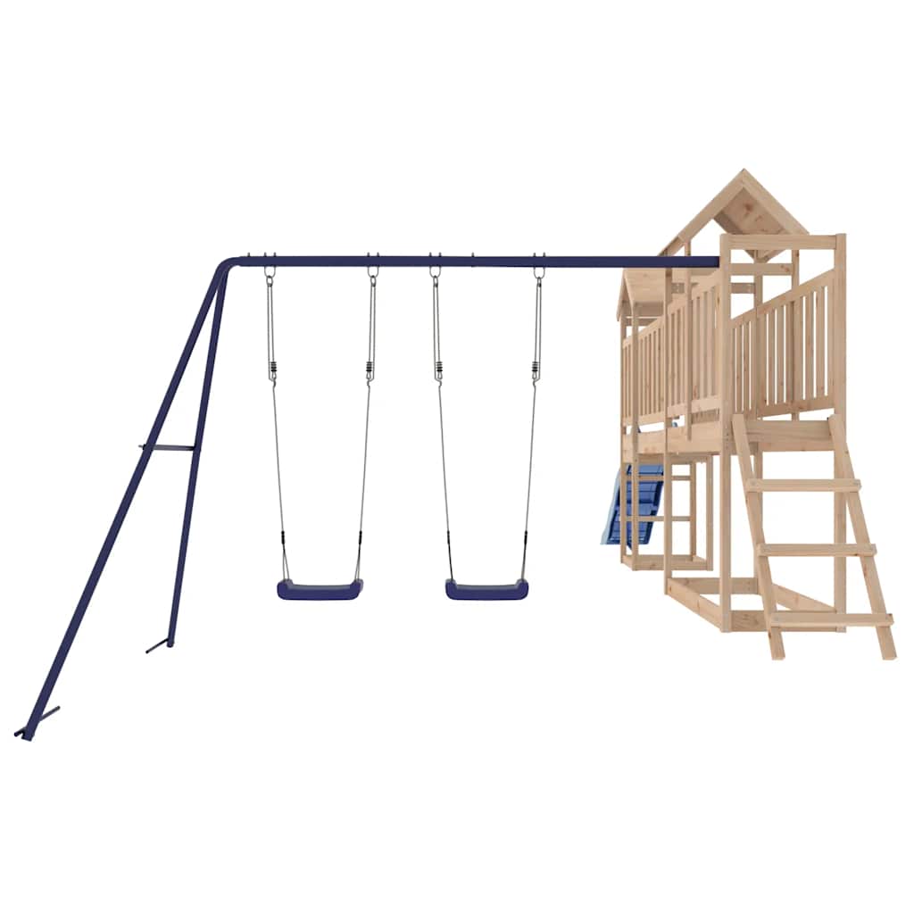 vidaXL Spielturm Massivholz Kiefer