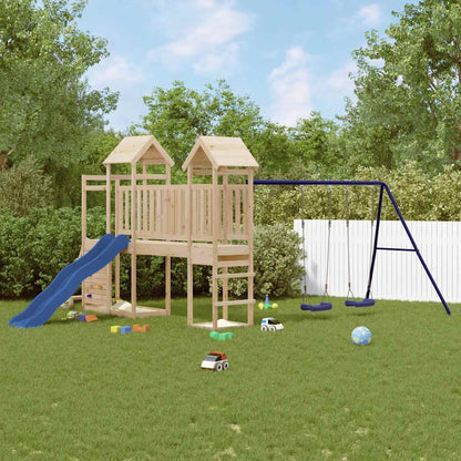 vidaXL Spielturm Massivholz Kiefer