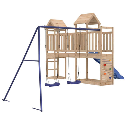 vidaXL Spielturm Massivholz Kiefer