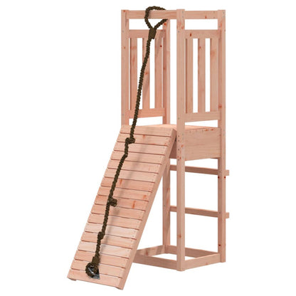 vidaXL Spielturm mit Kletterwand Massivholz Douglasie
