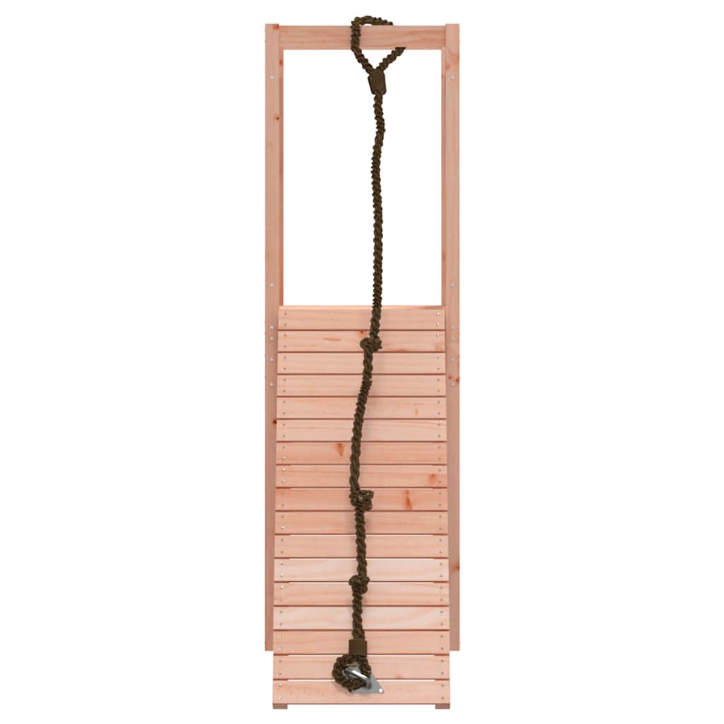 vidaXL Spielturm mit Kletterwand Massivholz Douglasie