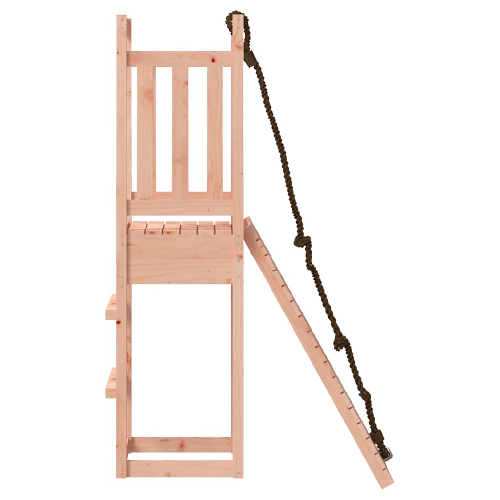 vidaXL Spielturm mit Kletterwand Massivholz Douglasie