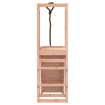 vidaXL Spielturm mit Kletterwand Massivholz Douglasie