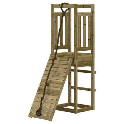 vidaXL Spielturm mit Kletterwand Imprägniertes Kiefernholz
