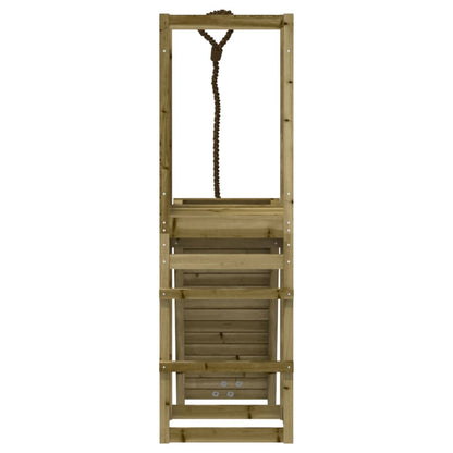 vidaXL Spielturm mit Kletterwand Imprägniertes Kiefernholz