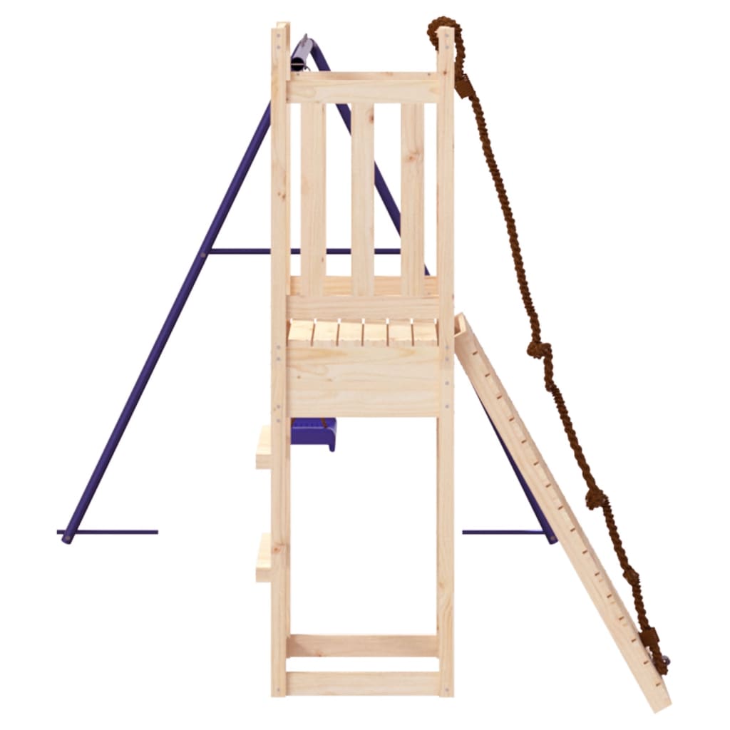 vidaXL Spielturm Massivholz Kiefer